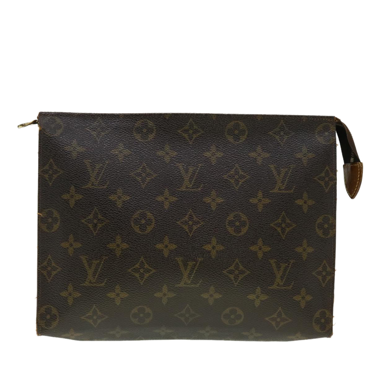 LOUIS VUITTON Monogram Poche Toilette 26 Pouch M47542 LV Auth 40575
