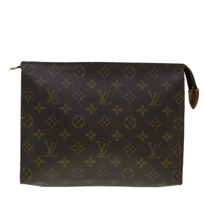 LOUIS VUITTON Monogram Poche Toilette 26 Pouch M47542 LV Auth 40575