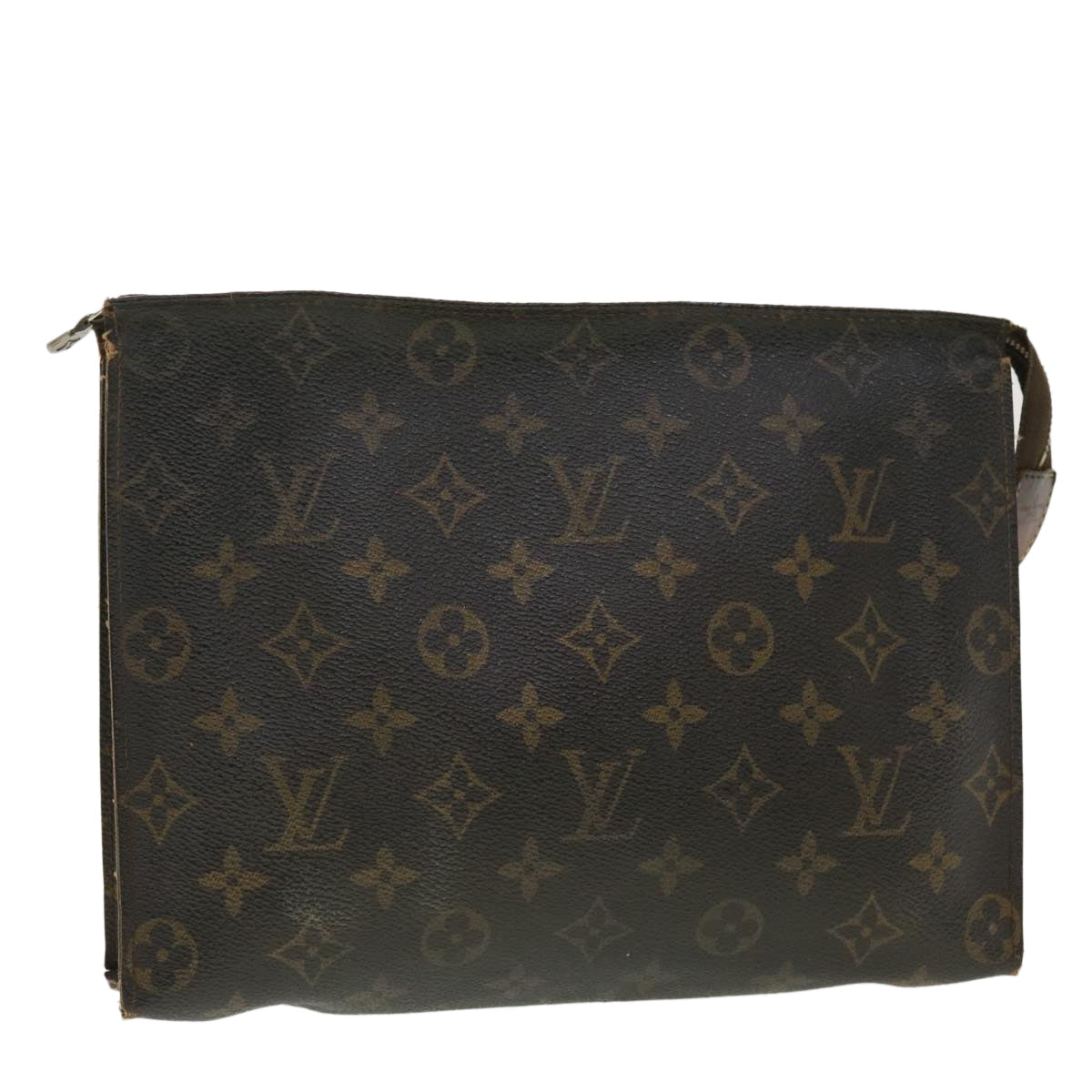LOUIS VUITTON Monogram Poche Toilette 26 Pouch M47542 LV Auth 40640