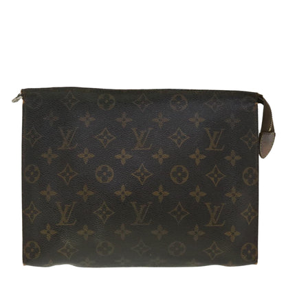 LOUIS VUITTON Monogram Poche Toilette 26 Pouch M47542 LV Auth 40640