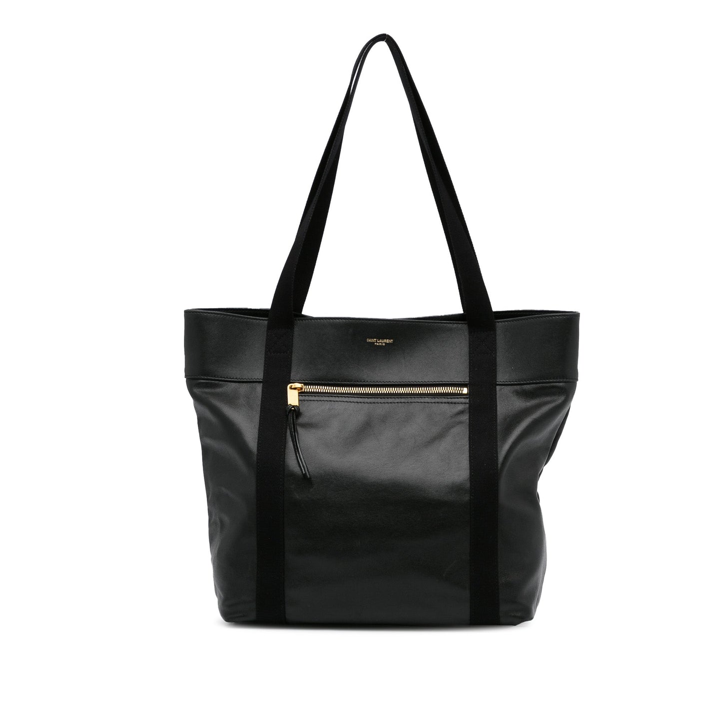 Black YSL Daily Cabas Small Tote Bag