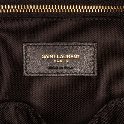 Black YSL Daily Cabas Small Tote Bag