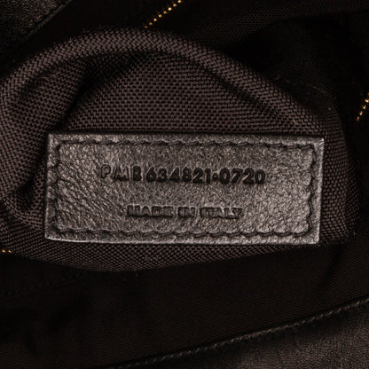 Black YSL Daily Cabas Small Tote Bag
