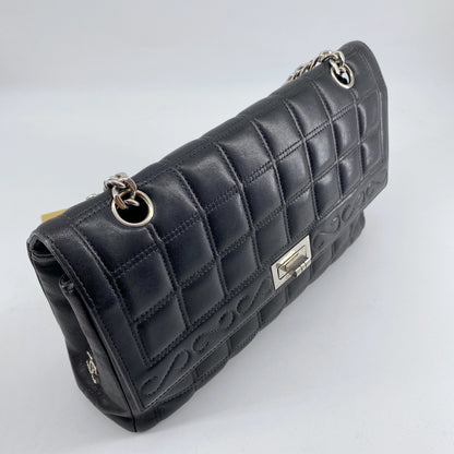 Chanel 2.55 chocolate bar rhinestone chain shoulder bag TWS