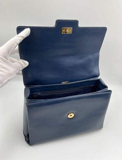 Gucci Leather Bag with Bamboo clasp