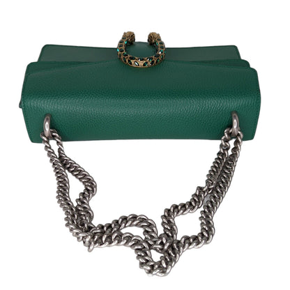 Gucci Emerald Green Leather Dionysus Shoulder Bag