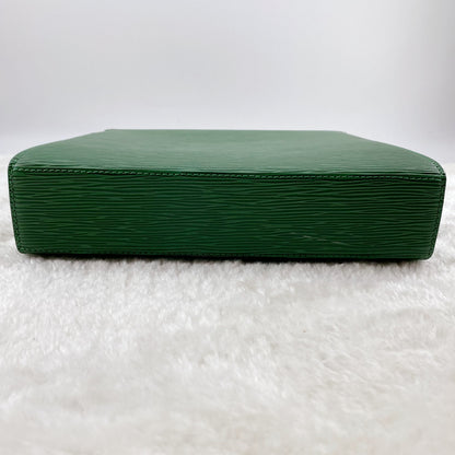 Louis Vuitton Green Leather Marlesherbes Bag