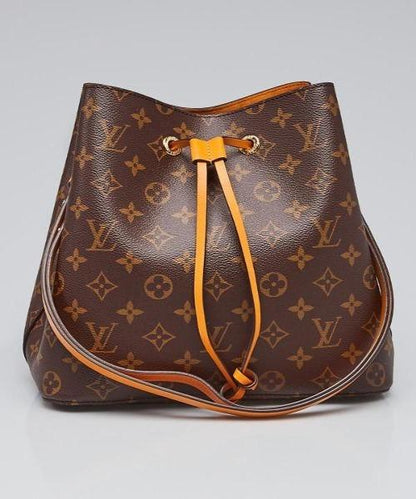 Louis Vuitton NéoNoé Bag Damier Ebene Safran