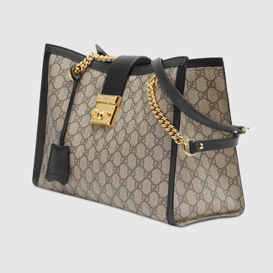 Gucci Padlock Small Shoulder Bag Black