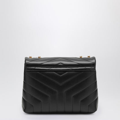 Saint Laurent Black/Gold Small Ysl Loulou Bag Women