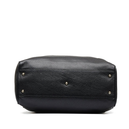 Black Gucci Medium Bamboo Diana Tote