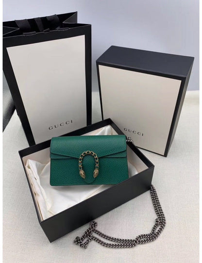 Gucci Dionysus Collection Leather Super Mini Handbag