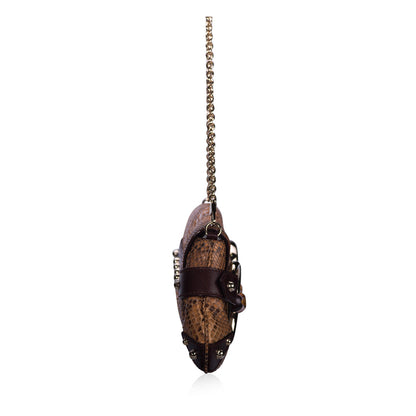 Gucci Python Bamboo Horsebit