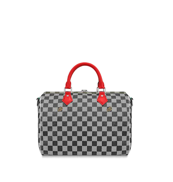Louis Vuitton Speedy Bandouliere Damier 30 Black/White