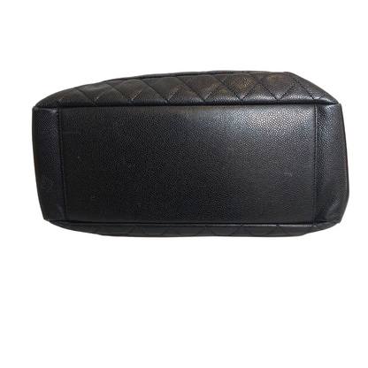 Chanel Large Caviar Leather Black Tote Bag