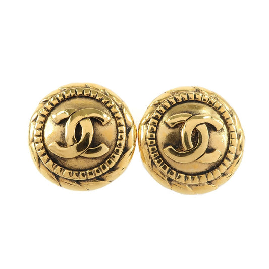 Chanel Chanel Coco Mark Earring   G Plated Bronze  17.0g COCO Mark  ? Secondary? A  Earring   Earring