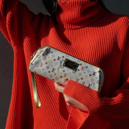LOUIS VUITTON★ 2008 KATE MONOGRAM MULTICOLOR BLANC M55212 51473