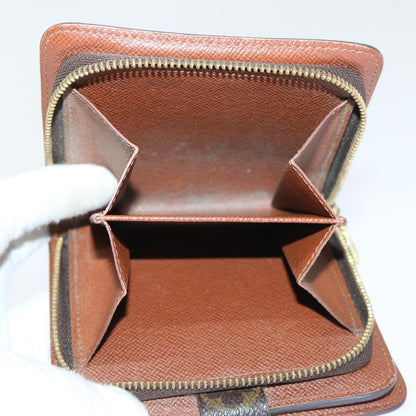 LOUIS VUITTON Monogram Compact Zip Wallet M61667 LV Auth 52462