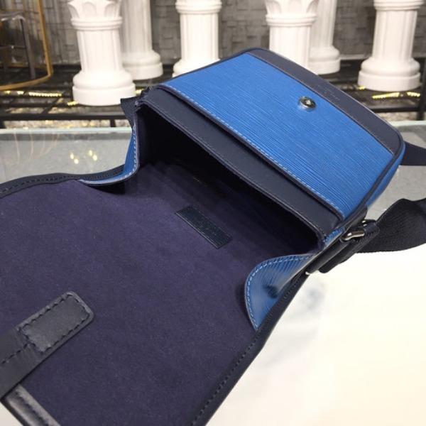 Louis Vuitton Messenger Bag Epi Leather Blue