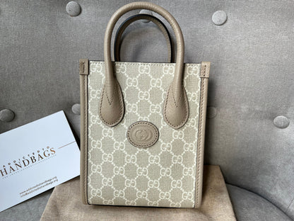 Gucci Mini Tote Bag with Interlocking GG (RRP £1070)