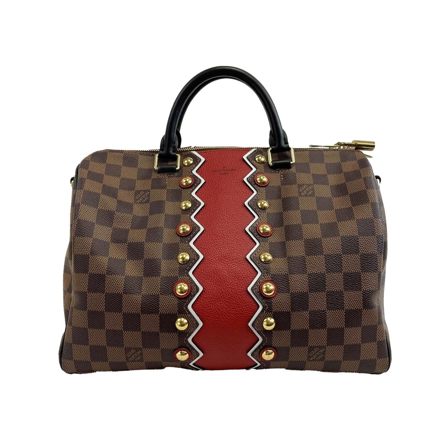 LOUIS VUITTON - LV Damier Ebene Karakoram Speedy Bandouliere 30 w/ Strap