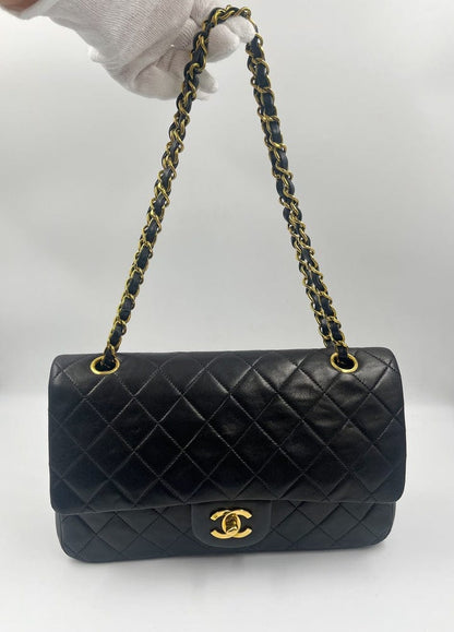 Chanel Classic Flap Medium Lambskin Gold Shoulder Bag 2