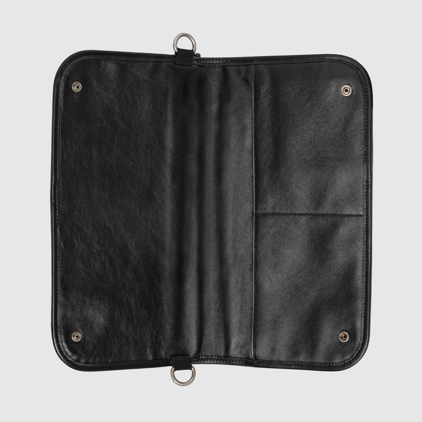 Gucci Medium Soft Leather Messenger Bag Black