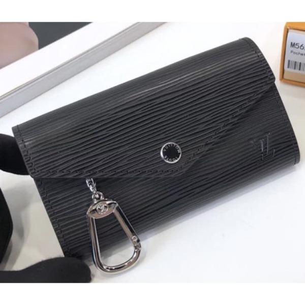Louis Vuitton Key Pouch Epi Leather Noir