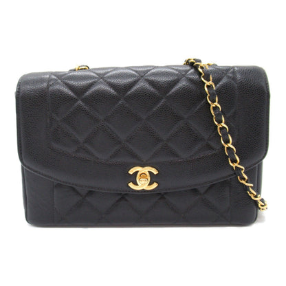 Chanel Chanel Matrasse Diana Chain Shoulder Bag Shoulder Bag Caviar S (Green )  Black