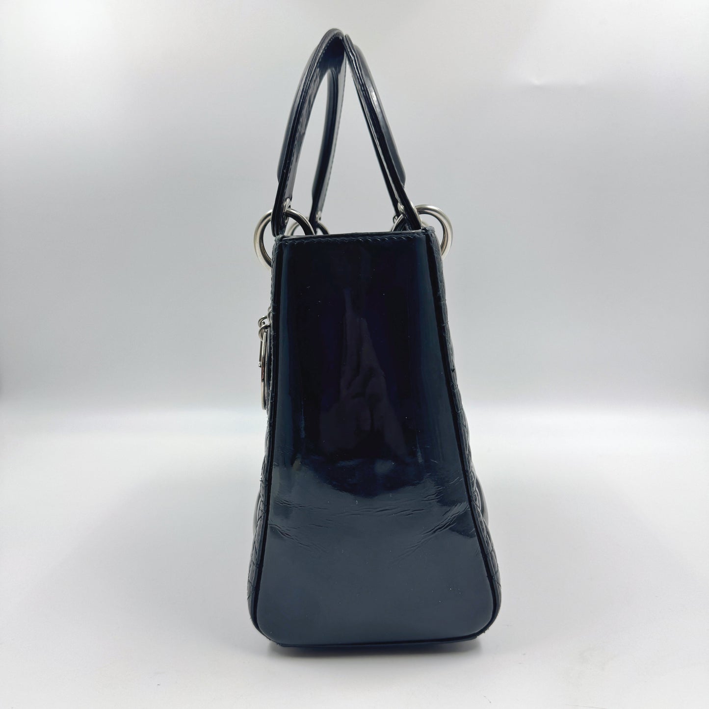 Christian Dior LadyDior Medium Patent leather Bag TWS