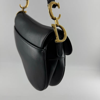 Christian Dior Goat Leather Mini Saddle Bag