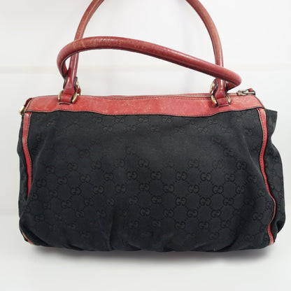 Gucci Sort og Rød Skuldertaske