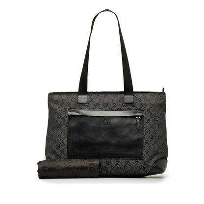 Black Gucci GG Canvas Tote Bag