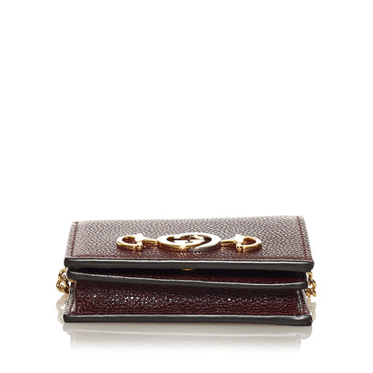Gucci Zumi Leather Wallet Small Wallets