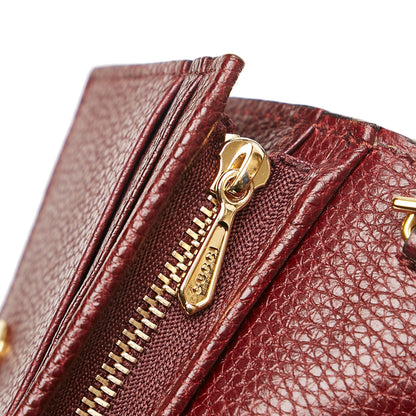 Gucci Zumi Leather Wallet Small Wallets
