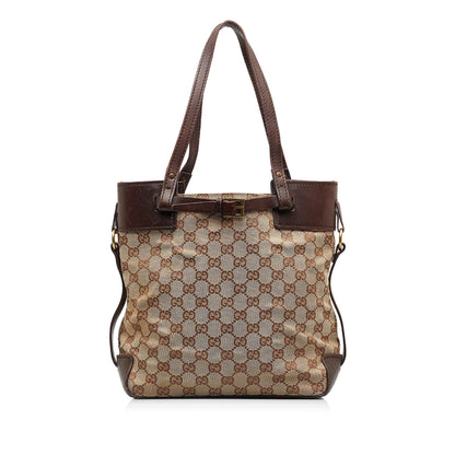 Brown Gucci GG Canvas Tote Bag