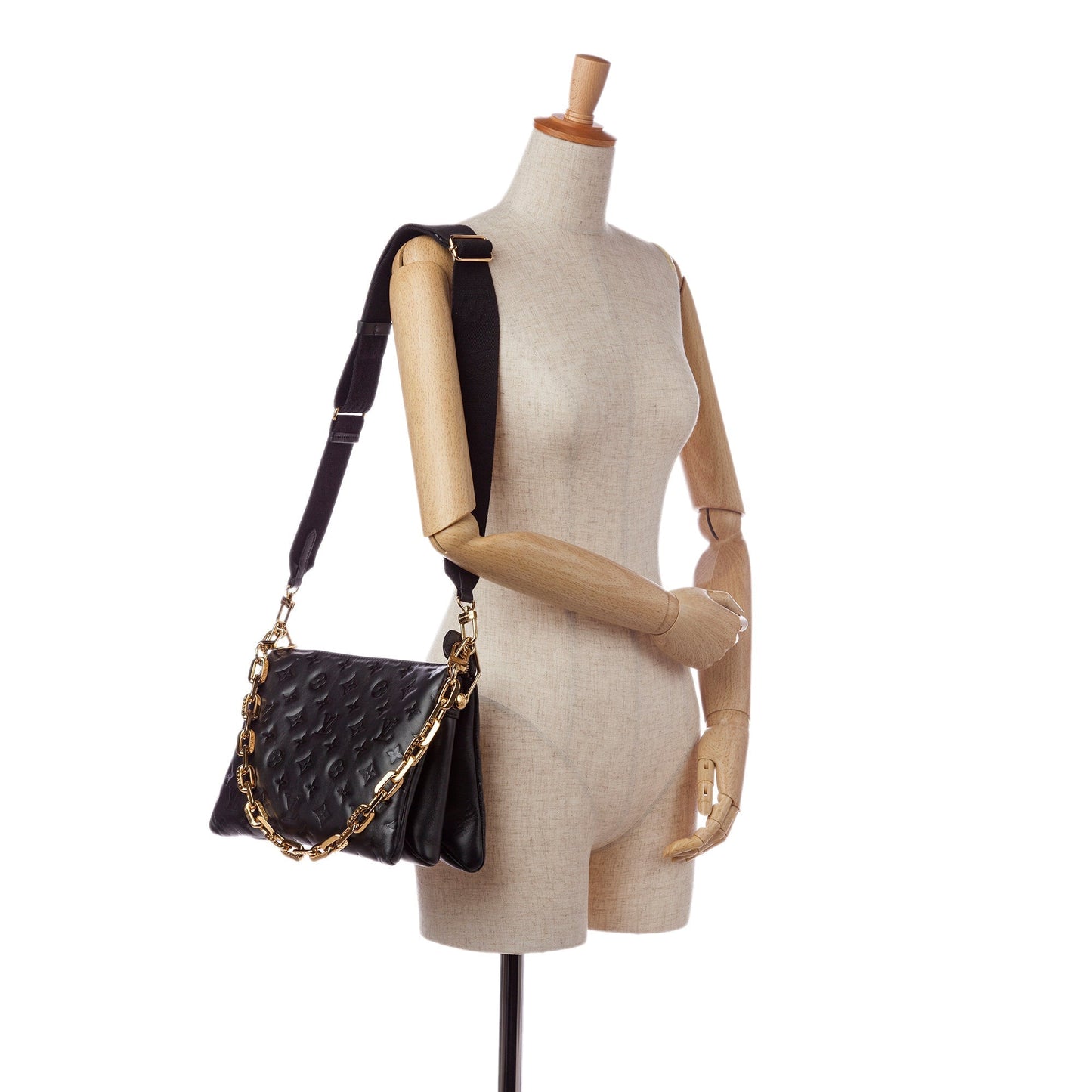 Louis Vuitton Coussin PM Black Monogram Empreinte