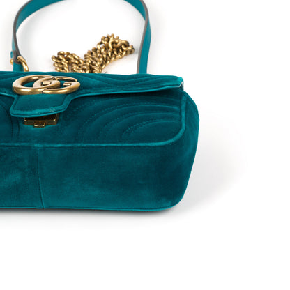 Gucci GG Marmont Velvet Mini Handbag
