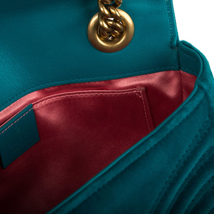 Gucci GG Marmont Velvet Mini Handbag