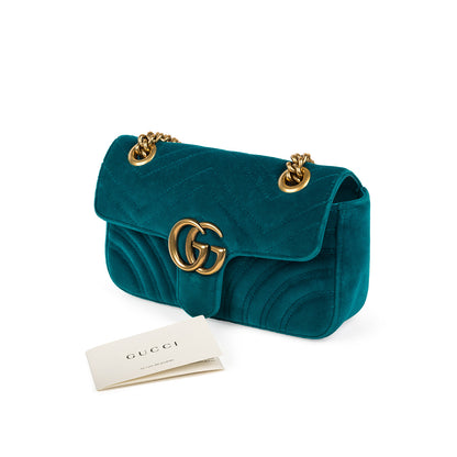 Gucci GG Marmont Velvet Mini Handbag