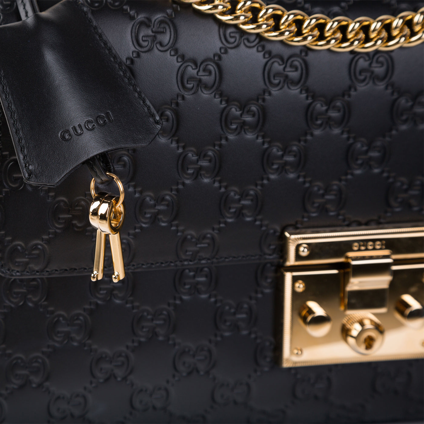 Gucci Signature Padlock Bag
