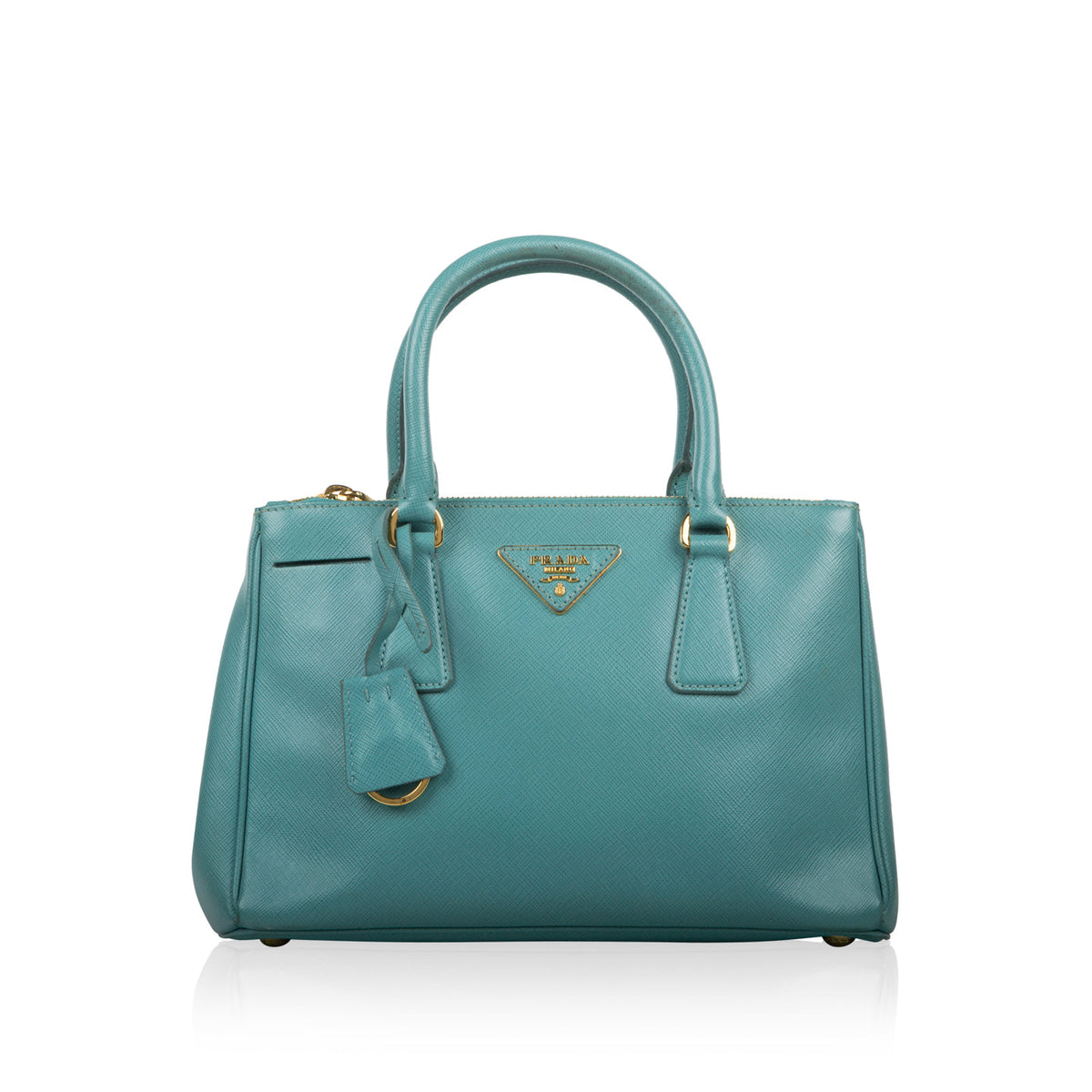 Prada Turquoise Saffiano Small