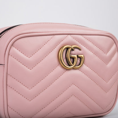 Gucci Mini Quilted Crossbody Marmont Bag