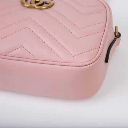 Gucci Mini Quilted Crossbody Marmont Bag
