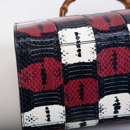 Gucci Nymphaea snakeskin tote