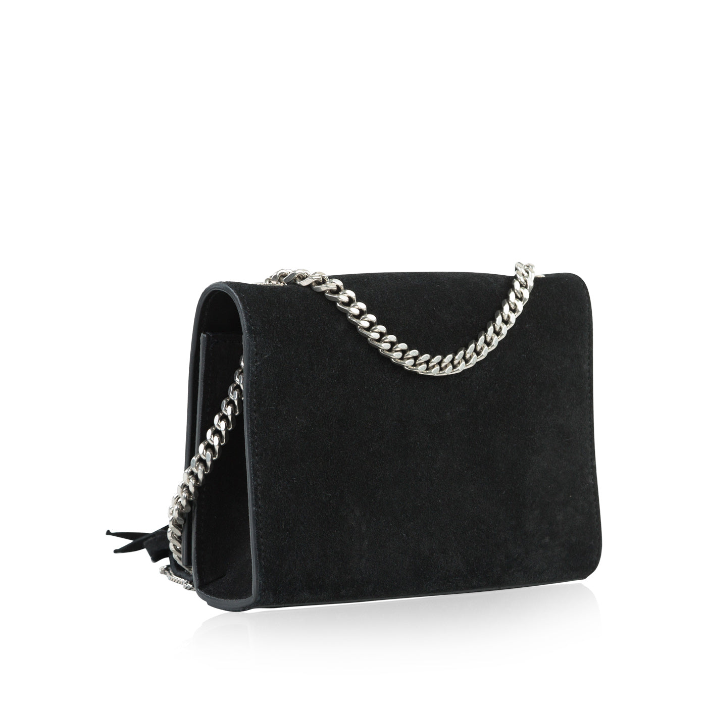 Saint Laurent Suede Fringe Bag