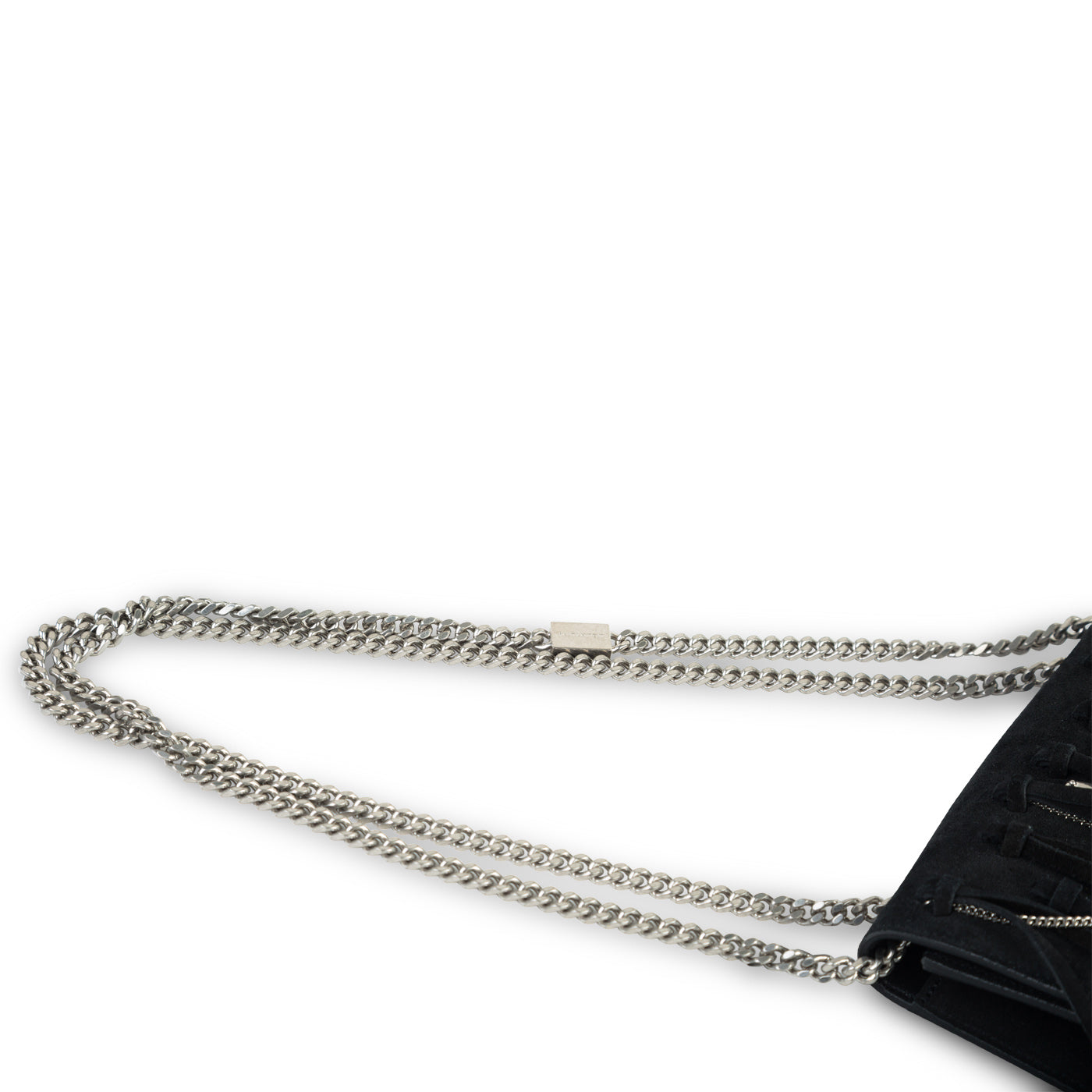 Saint Laurent Suede Fringe Bag