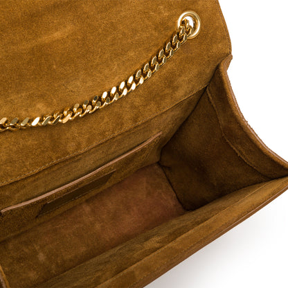 Saint Laurent Suede Fringe Tassel Bag