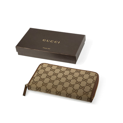 Gucci Monogram Canvas Wallet