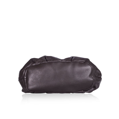 Prada Bruciato Cervo Leather Bauletto